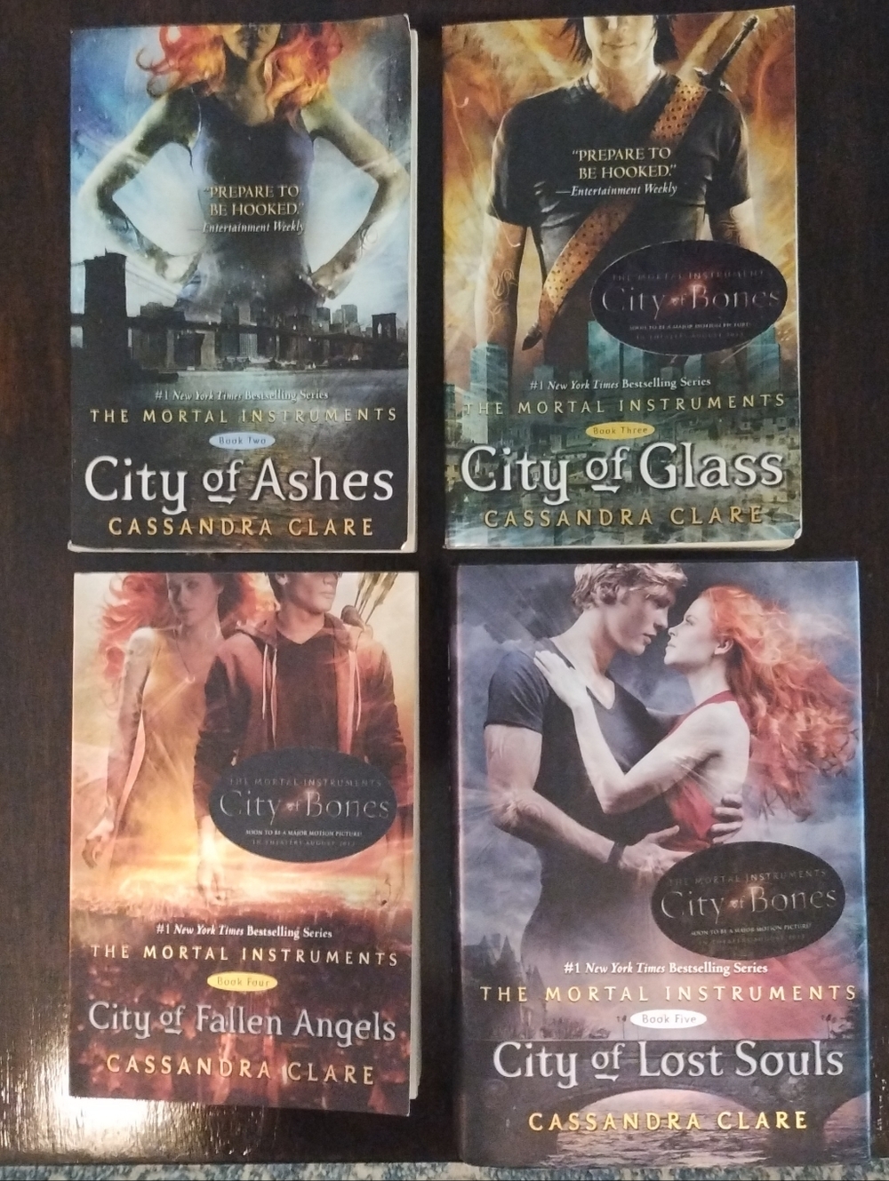 Mortal Instruments Book Series, Books 2 Thru 5